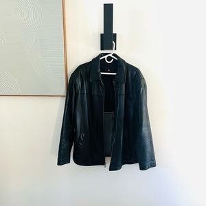 Mens Black Leather Jacket